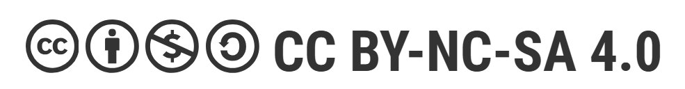 CC BY-NC-SA 4.0